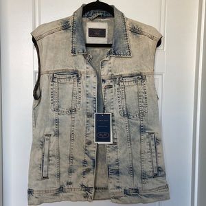 Zara denim man's vest